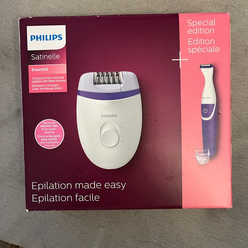 Philips Satinelle Epilator and Trimmer Set